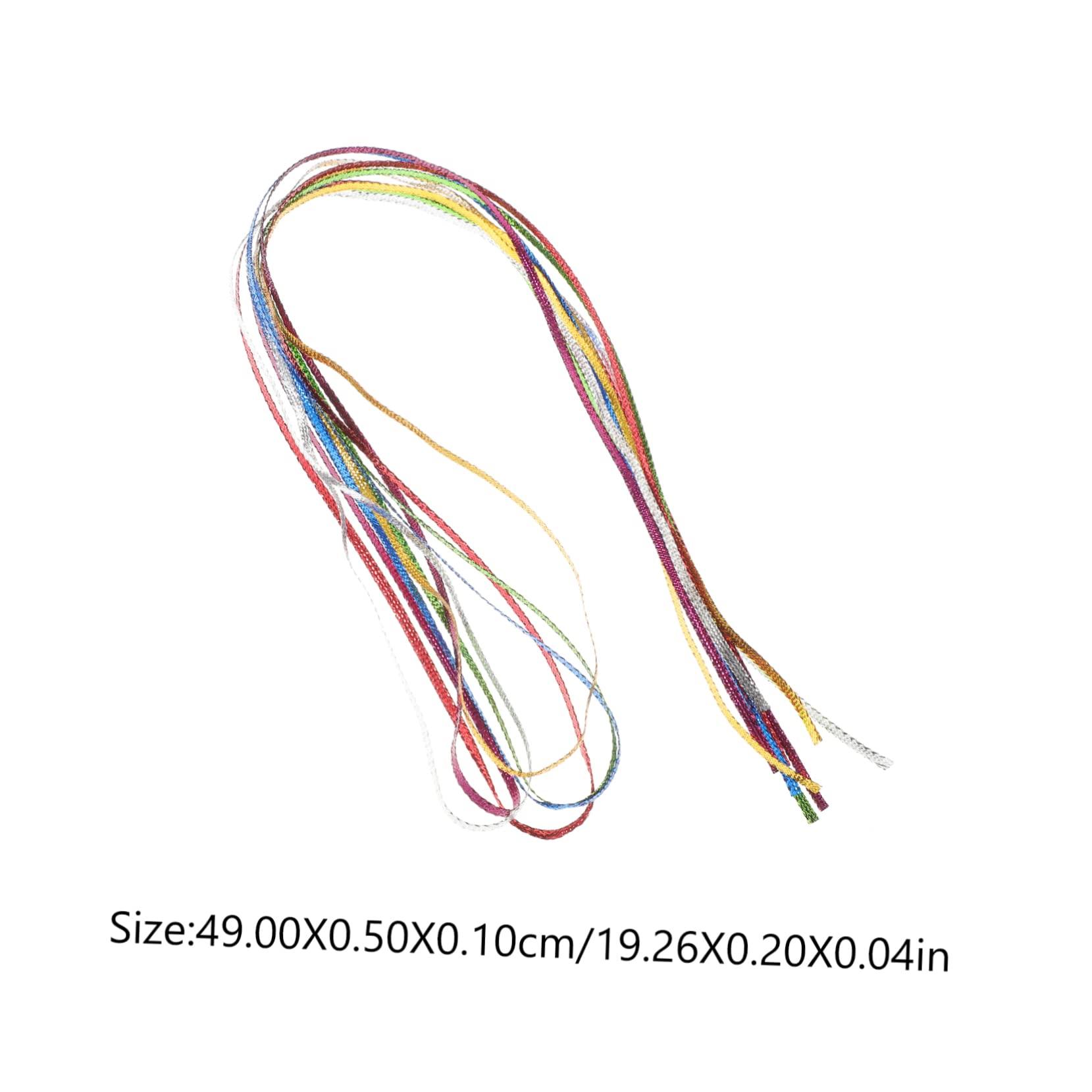 Ipetboom Ipetboom 18 Pcs Dreadlocks Headband Bows for Clear Hair Bands Ribbons for Hair Beads for Hair Clip Hair Beads Hair Elastics Hair Bands for Little Hair Loop Polyester