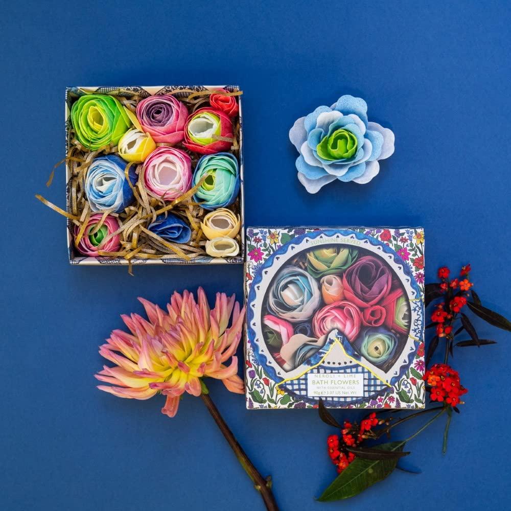 Heathcote & Ivory Heathcote & Ivory Sunshine Served Neroli & Lime Bath Soap Flowers 3.2oz