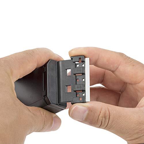 hygger hygger Stainless Steel Replacement Magnetic Scraper Blades Razor for HG-815 Cleaner 5-Pack (Small)