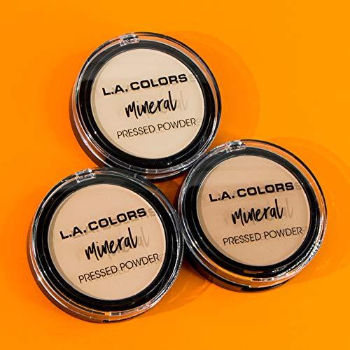 L.A. COLORS L.A. COLORS Mineral Pressed Powder, Creamy Natural (Pack of 2)