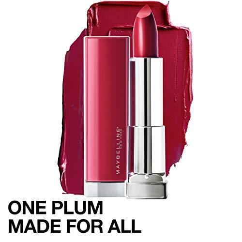 Maybelline New York Maybelline New York Color Sensational Made for All Lipstick,388 Plum For Me, Satin Purple Lipstick