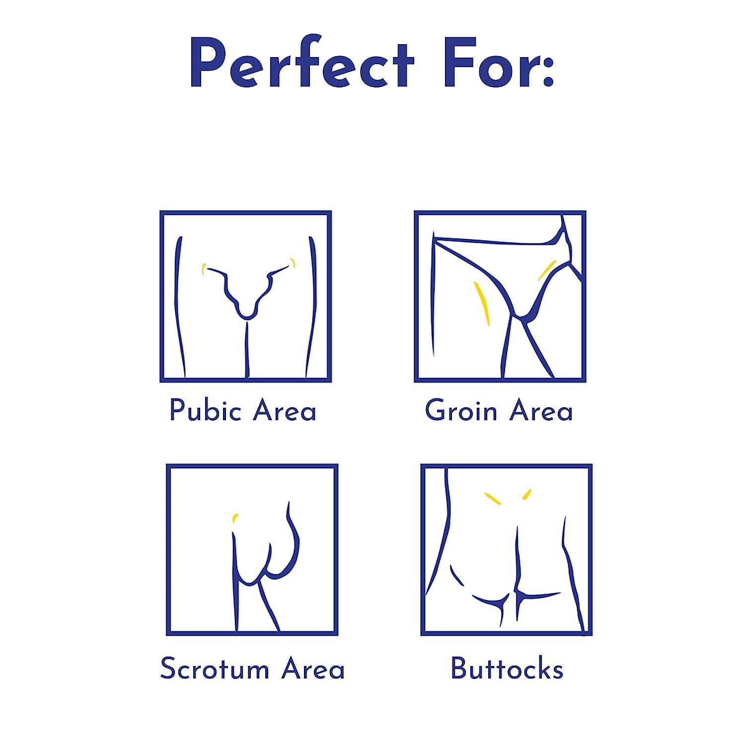 Generic Intimate/Private Hair Removal Cream for Men - Painless, Faster, Soothing for Unwanted Coarse Pubic Hair, Suitable For All Skin Types, 100 ml