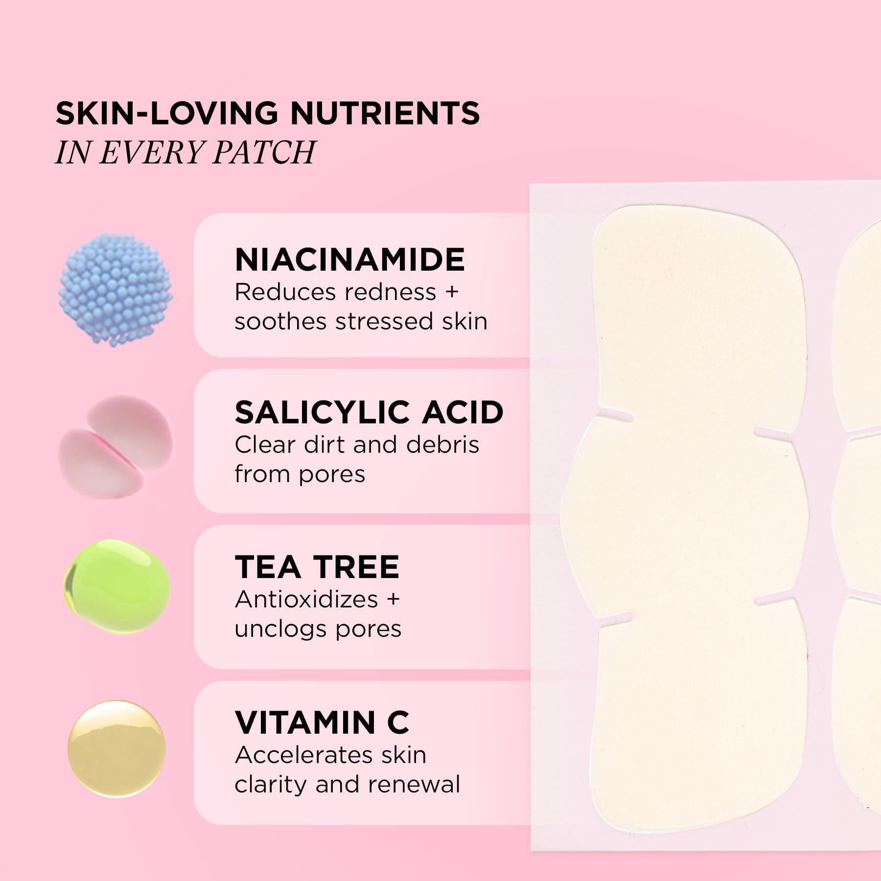 ZitSticka ZitSticka Hydrocolloid Surface Area Pimple Patches for Face - Clarifying Pore & Blemish for Large Zit T-Zone Coverage - Zit Sticker Absorbs Oil, Unclogs Pores, & Targets Clusters (NOSE PACK 8PC)