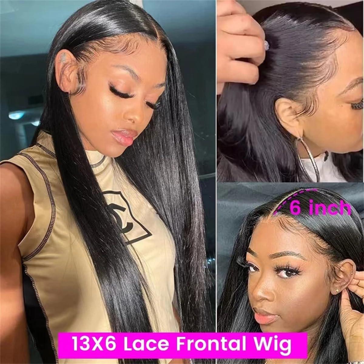 Human Lace Wig For Women Generic 30 40 Inch Straight Lace Front Wigs Human Hair 360 Full Lace Wigs For Women Pre Plucked 13X4 13X6 Hd Lace Frontal Wig