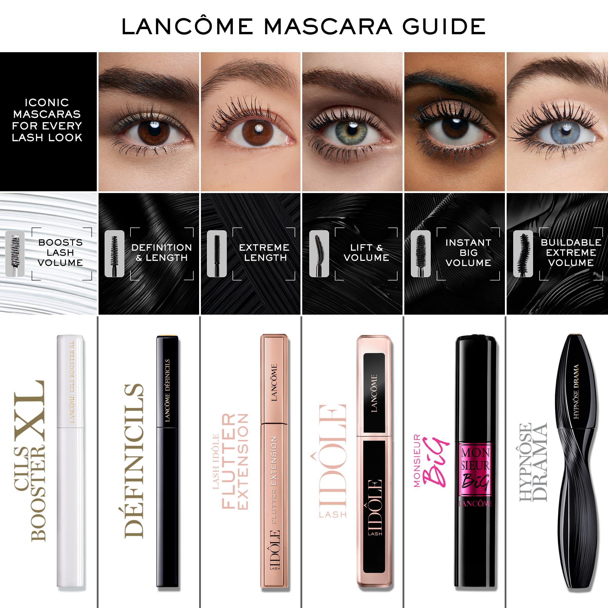 Lancôme Lash Idle Lash-Lifting & Volumizing Waterproof Mascara - Black Mascara for Instant Volume, Length & Lift - Smudge Proof & Up To 24H Wear - Black
