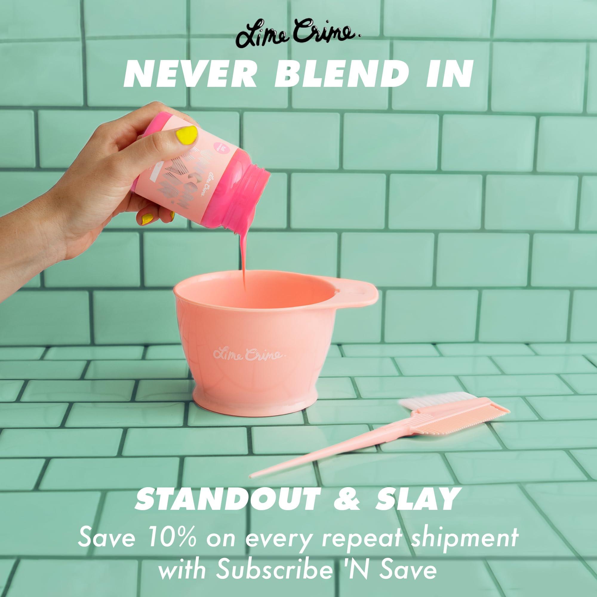 Lime Crime Lime Crime Venus Pigmented Liquid Eyeliner with Precision Brush, Wisteria (Vivid Purple) - Ultra Matte Water-Based Formula is Long-Lasting, Smudge-Proof & Quickly Dries - Vegan & Cruelty-Free