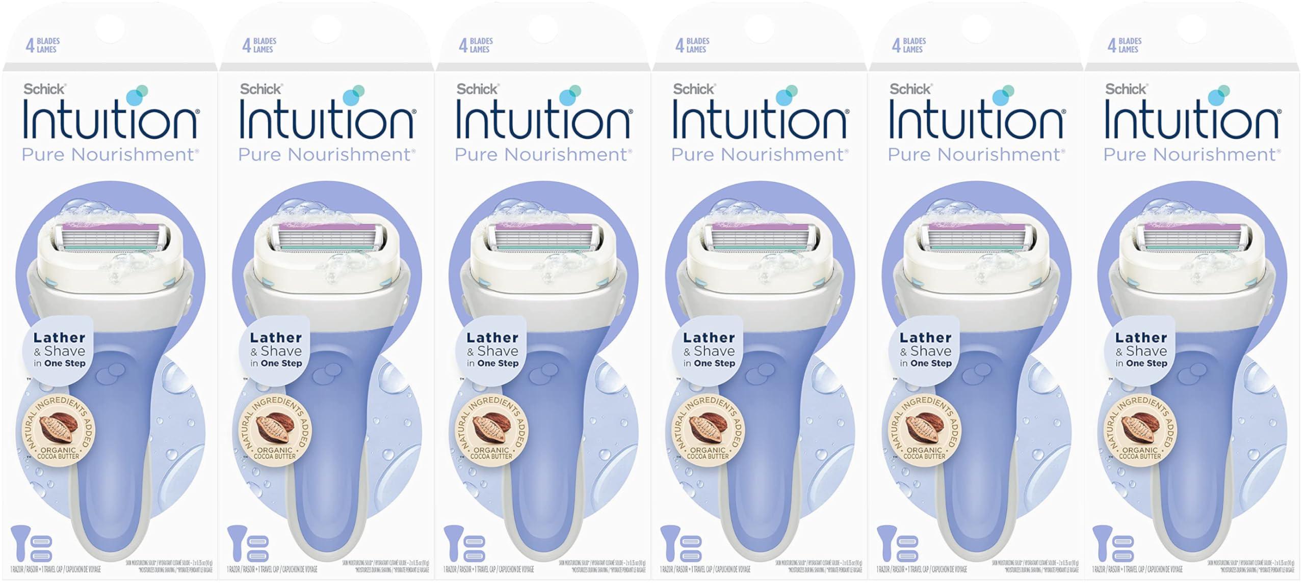 Schick Schick Womens Intuition Razor Pure Nourishment (6 Pack)