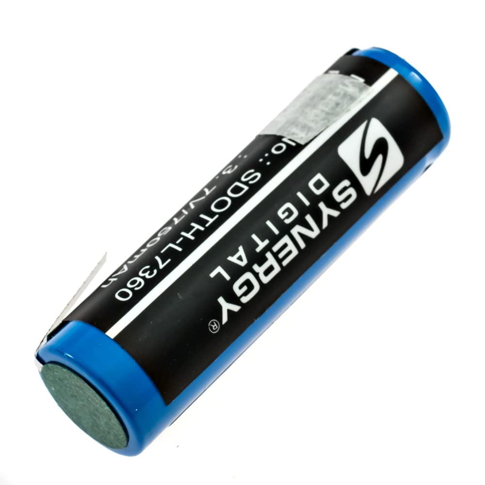 Synergy Digital Synergy Digital Shaver Batteries, Compatible with Philips 036-11290, 4222-036-06410, 4222-036-11290 Shaver Batteries (Li-Ion, 3.7V, 750 mAh), Set of 2