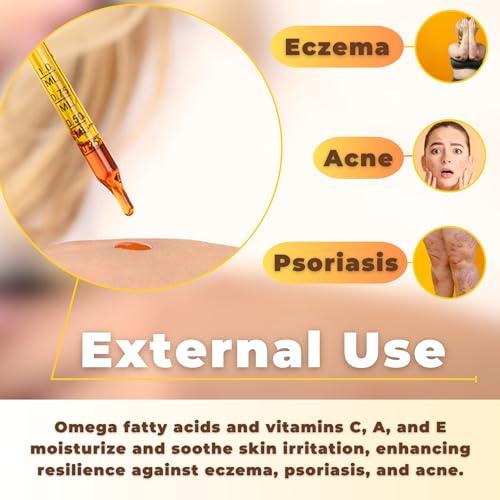 TODICAMP TODICAMP Sea Buckthorn Oil Organic - 2 fl oz Cold-Pressed Sea Buckthorn Berry Oil - Seabuckthorn Oil for Face and Organic Sea Buckthorn Oil Supplement