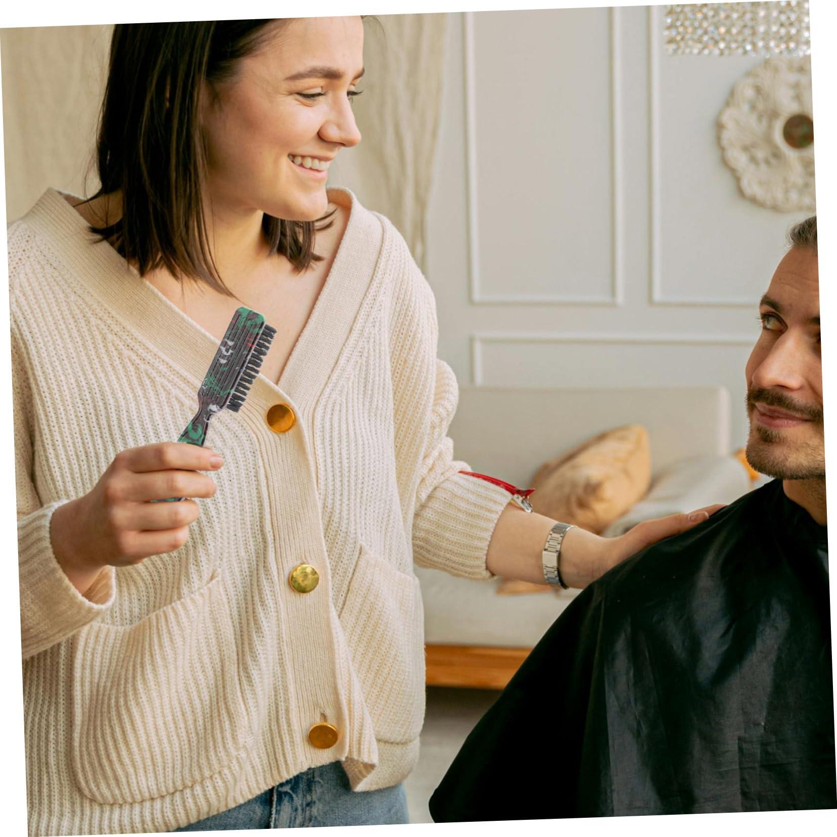 Healifty Beard Brush Beard Grooming Brush Beard Straightener Brush Shoes Brush Boots Cleaner Laundry for Men Straightens Promotes