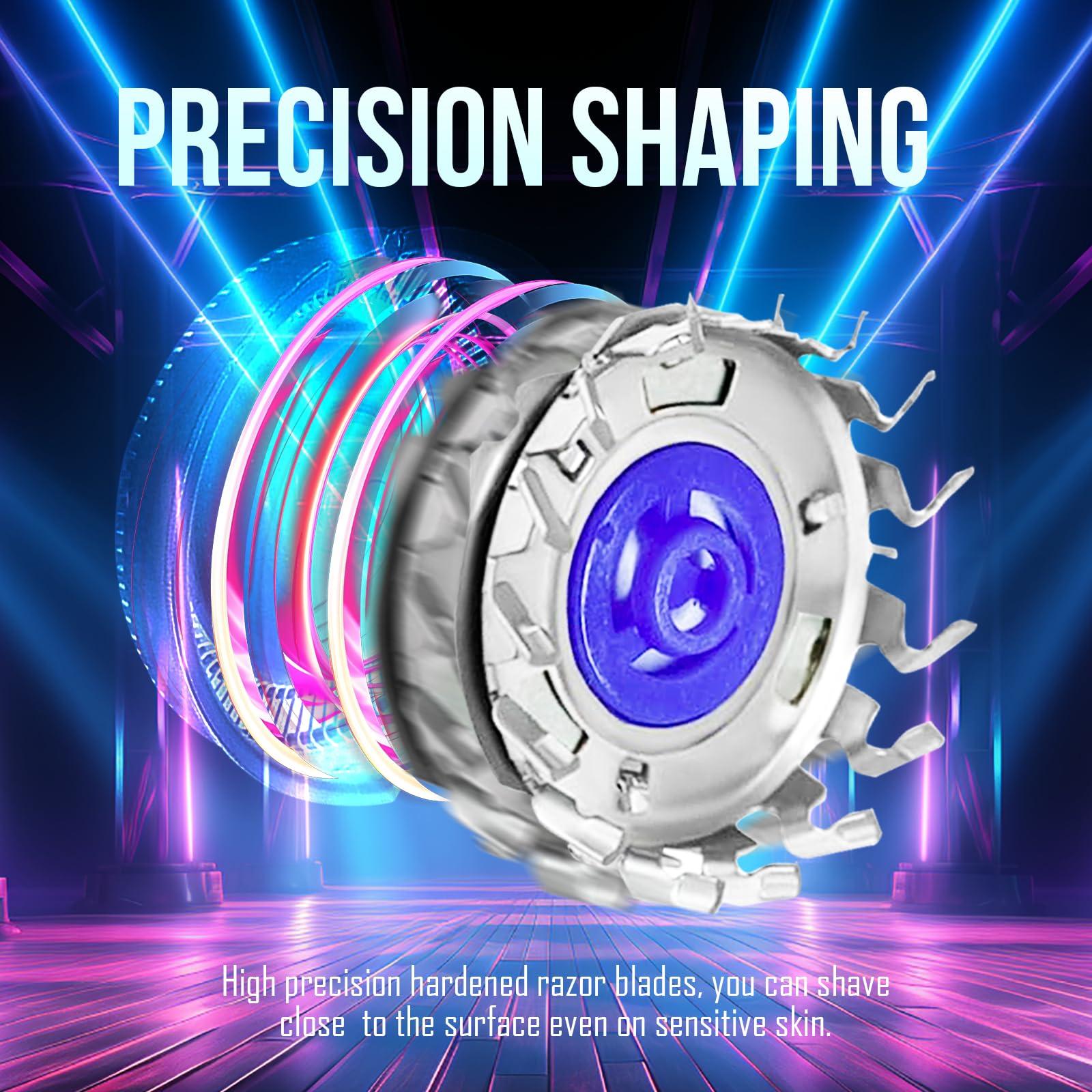 Golden Lotus Creations Golden Lotus Creations HQ56 Replacement Shaver Heads for HQ3 HQ4 HQ55 HQ56 HQ6, Replacement Shaver Head Compatible with Philips Norelco HQ300 HQ442 HQ916 HS190 HQ6990 Electric Shavers