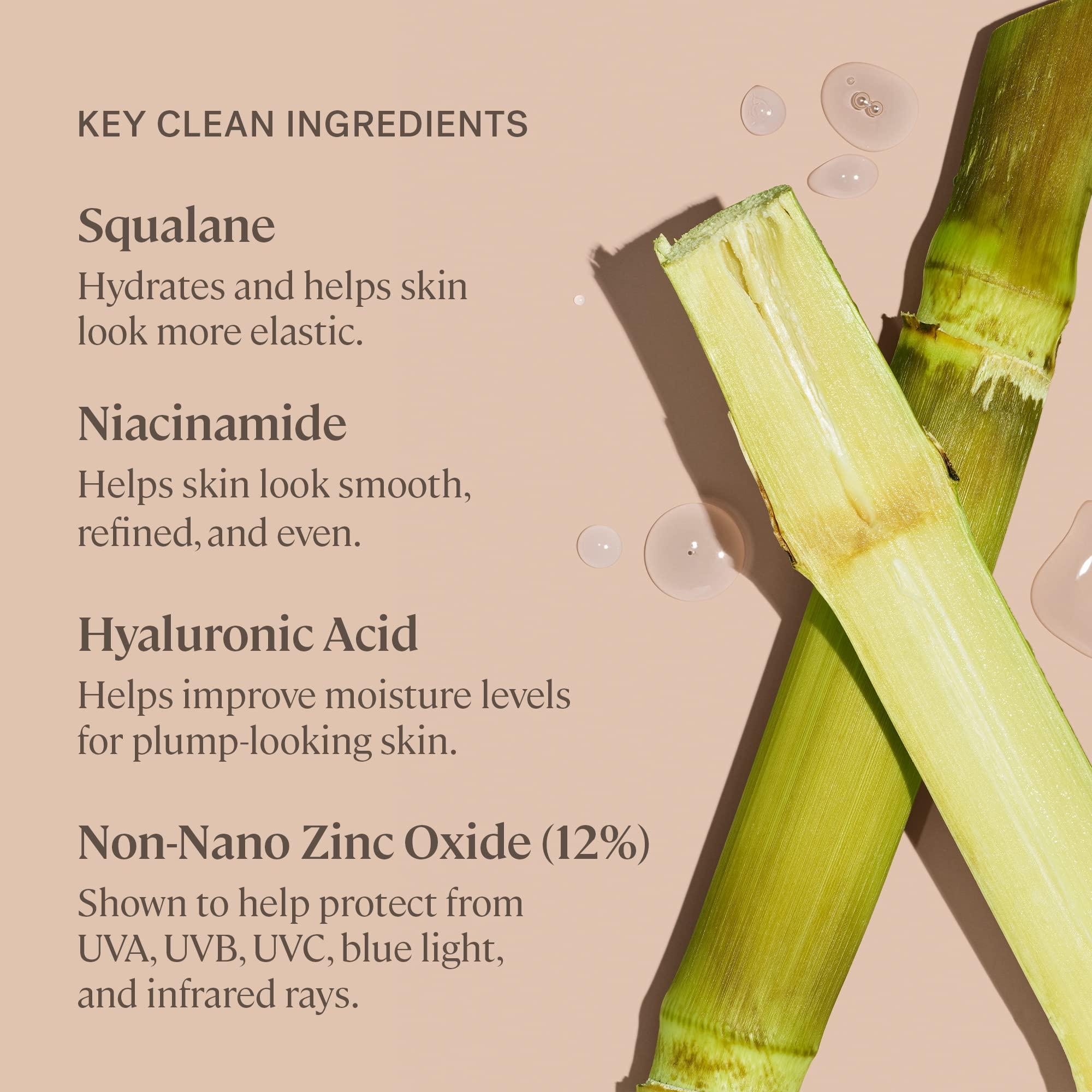 ILIA ILIA - Super Serum Skin Tint SPF 40 | Non-Comedogenic, Vegan, Lightweight to Help Against Blue Light, + Pollution while Hydrating, Smoothing, + Refining (Bom Bom ST5, 1 fl oz | 30 ml)