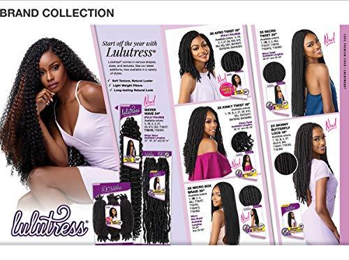 LULUTRESS Sensationnel Crochet Braids Lulutress 2X Skinny Butterfly Locs 18" (3-pack, 27)