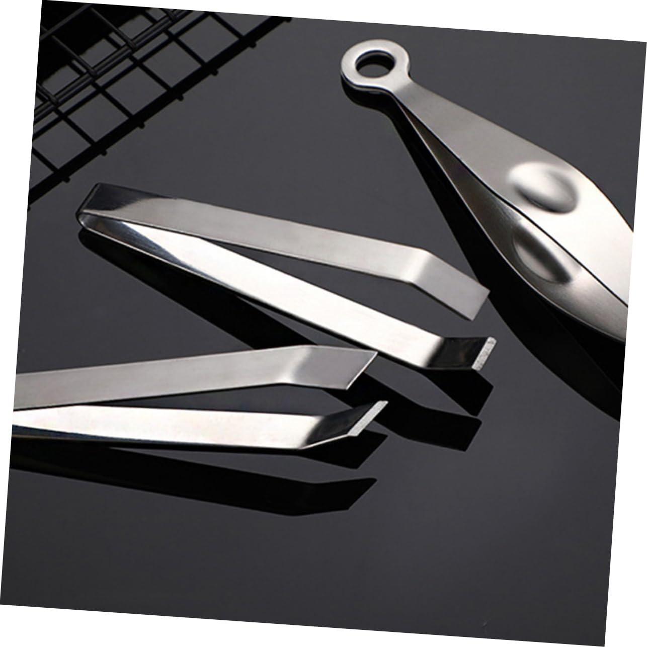 FOMIYES 3pcs Hair Removal Clip Pincer Puller Fish Bone Clip Pigs Hair Removers Poultry Tweezer Fish Bone Clamp Bone Pluck Tweezer Hair Removing Tweezer Food Hair Tweezer Kitchen Gadget