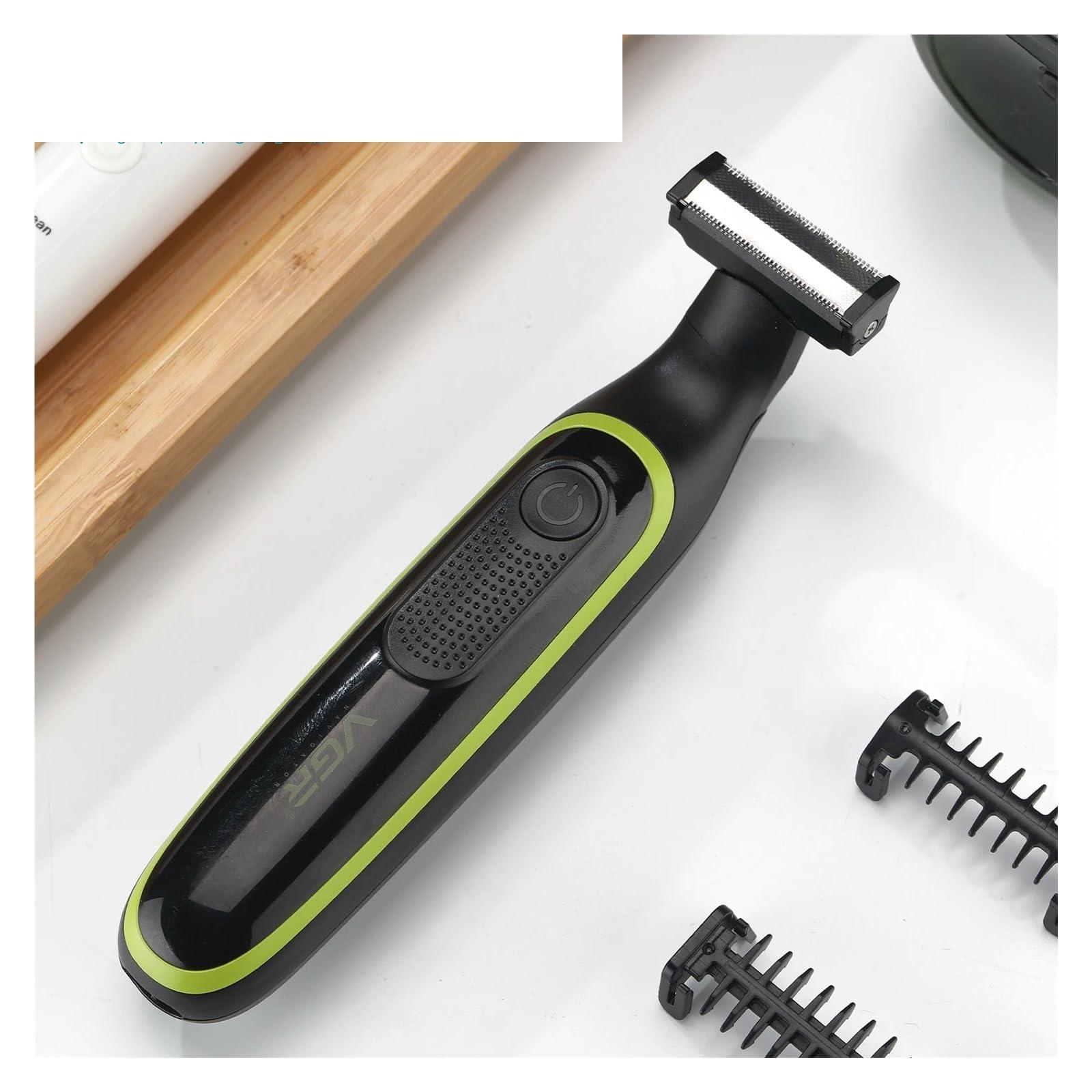 ONWEBAYK Razors V-G-R Shaver Waterproof Hair Trimmer Body Shaving Machine Face Razor Rechargeable Beard Trimmer Electric Shaver for Men V-017