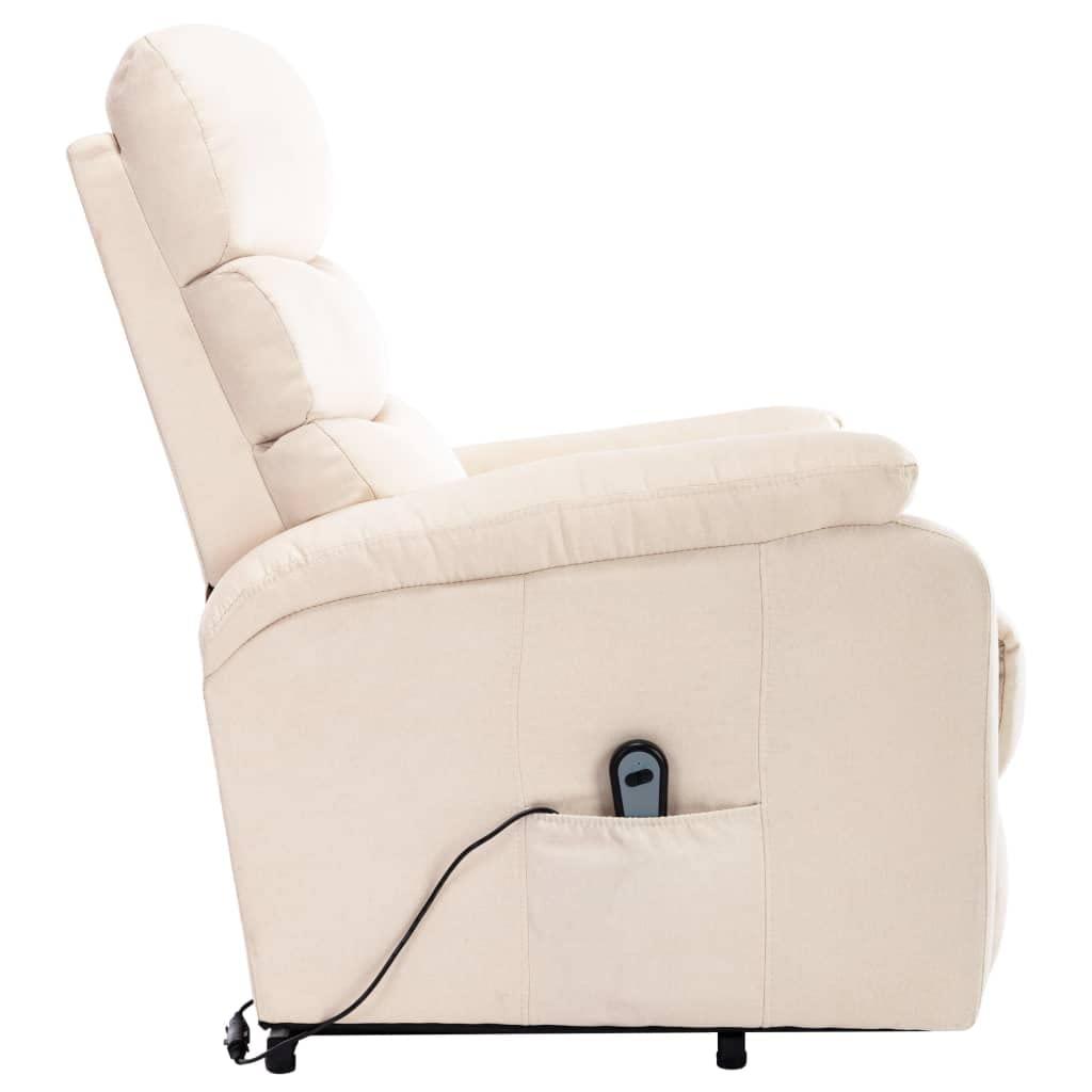 KTHLBRH KTHLBRH (Fast Delivery) Electric Massage Recliner Chair,Massage Chairs,Massage Recliner Chair,for Living Room and Bedroom Stand-up Massage Recliner Cream Fabric