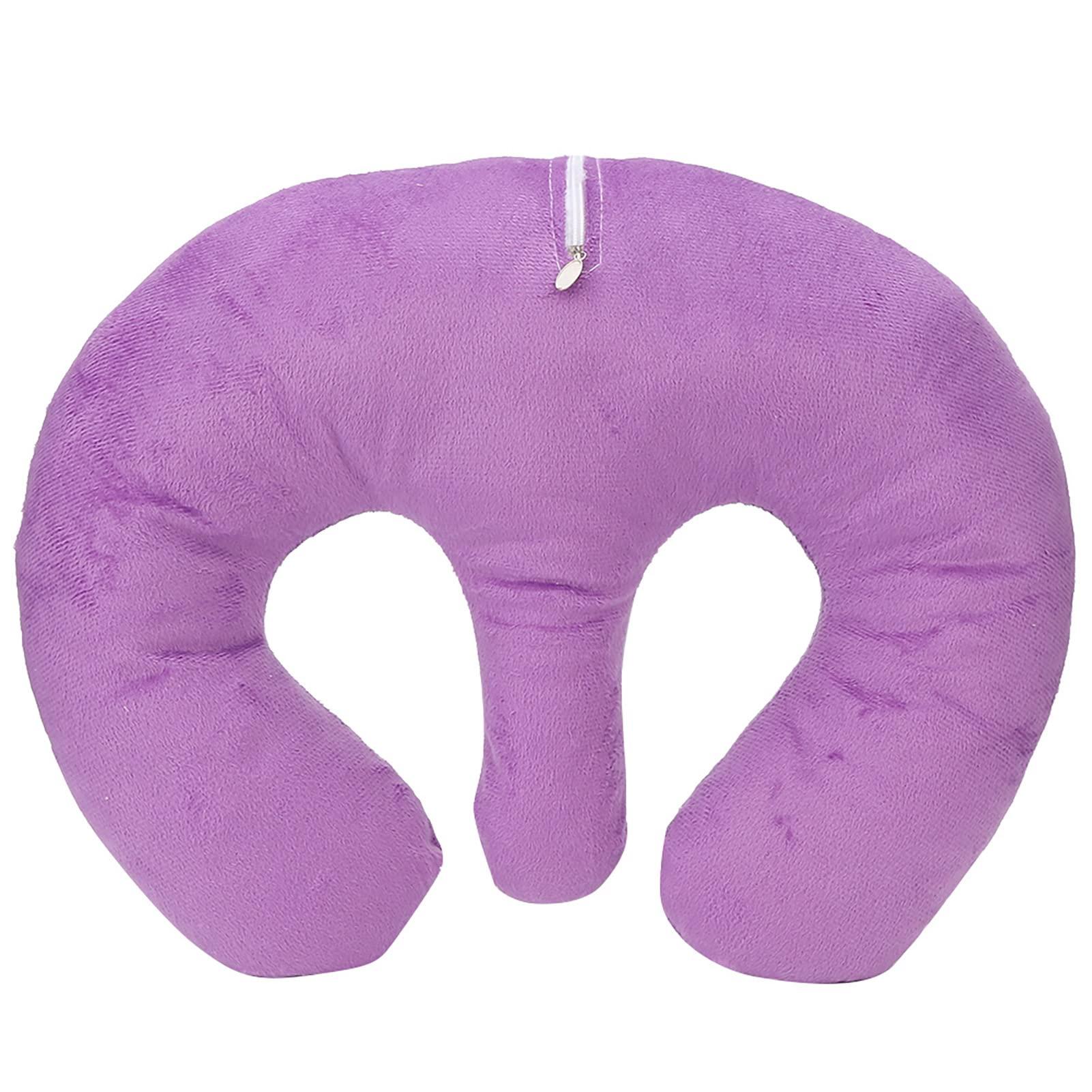 Agatige Agatige Almohada para Camilla, Soft Chest Pillow Pad Breast Support Cushion Professional Massage Equipment for Beauty Salon, Spa Massage Relaxing(Purple)