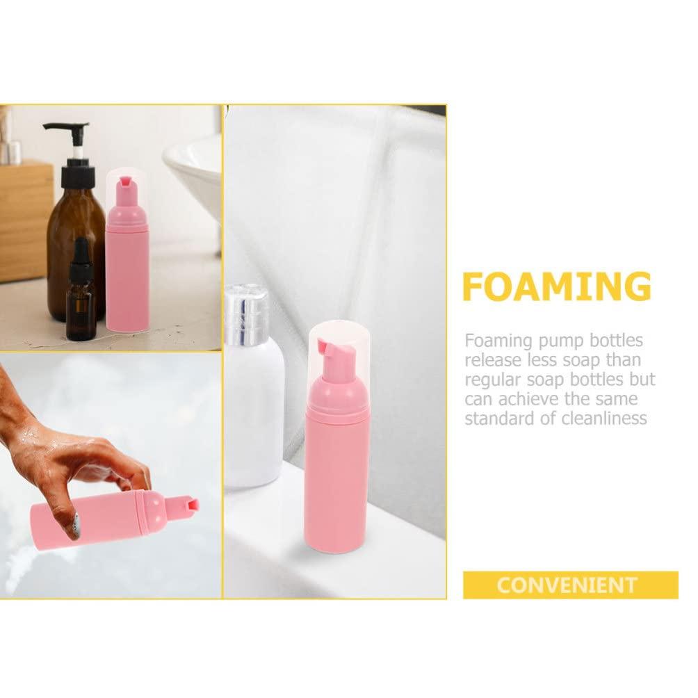 Beavorty 8pcs Frosted Foam Bottle Small Pump Bottle Travel Shampoo Bottles Foam Soap Dispenser Foam Dispenser Bottle Foaming Soap Dispenser Shampoo Pump Dispenser Bottle