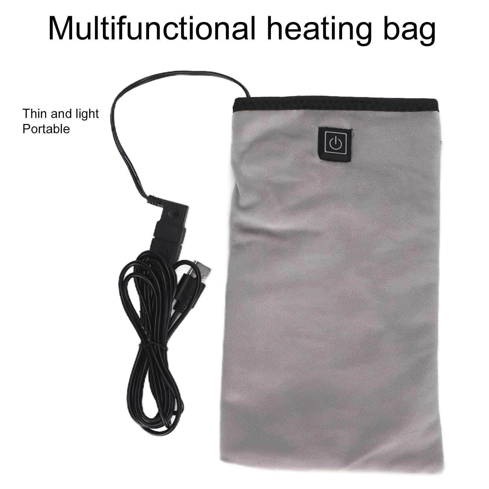 Brrnoo Heated Gloves,3 Settings Electric Heated Mittens Gloves for Arthritis and Hand, Hand Warmer Gloves for Spa Hand Care Women Beauty Nail Art Manicure (Grey)