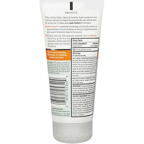 Neutrogena Neut Acne Pwr Crm Wsh Size 6z Neutrogena Acne Stress Control Power Cream Wash