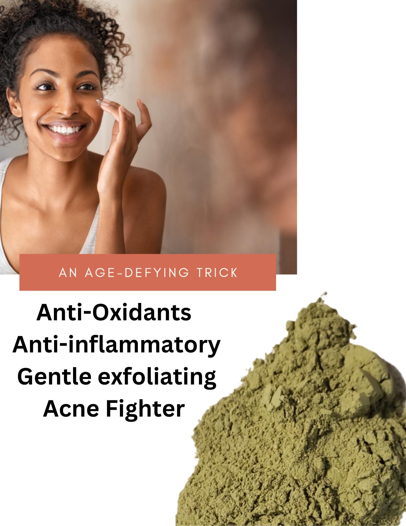 Siti Fashion House Qasil Powder, Ancient Remedy, Natural Cleanser, Deep cleansing Mask for Hair, Body and Face, Helps with Acne and pimples, Brightens the Skin