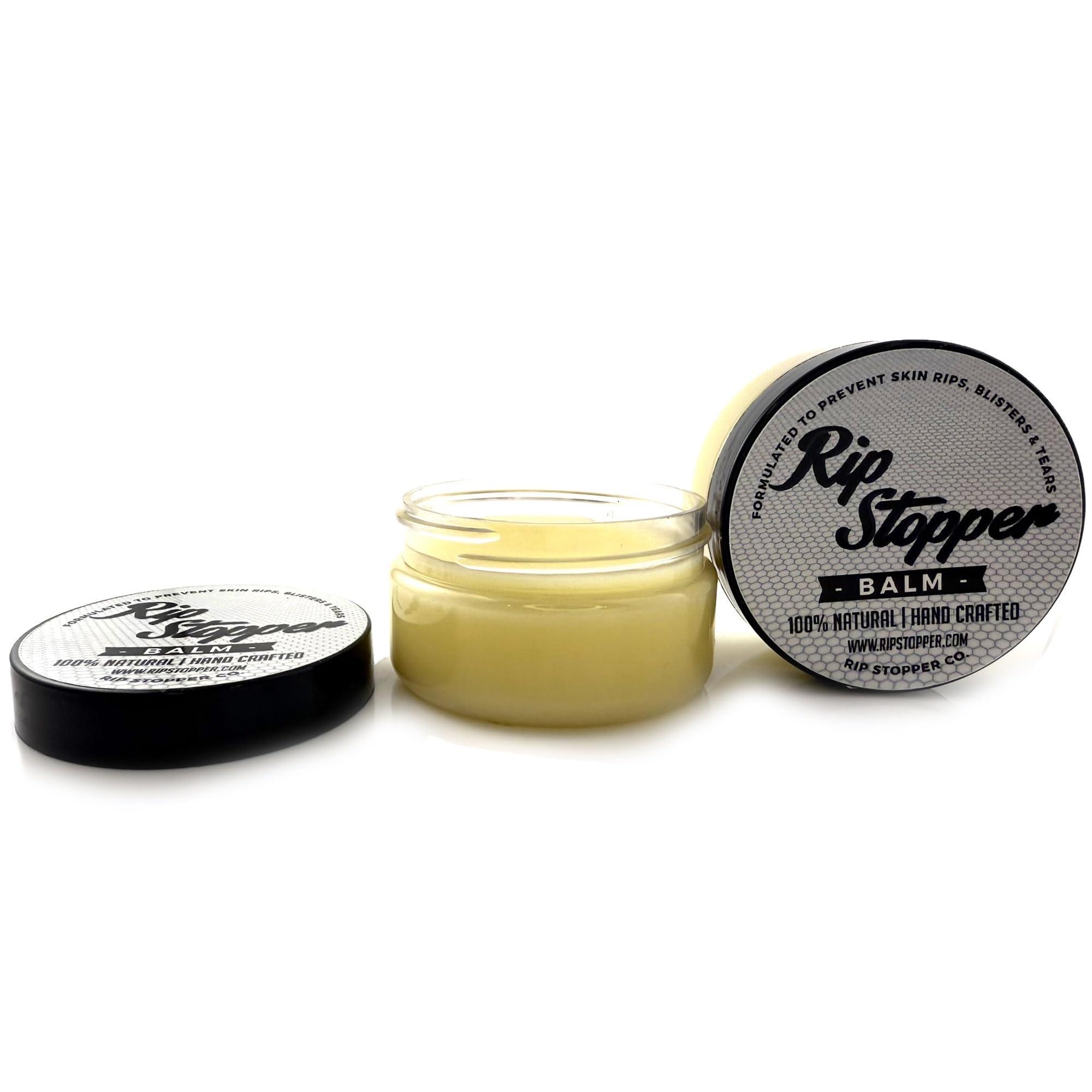 Rip Stopper Rip Stopper Balm for Gymnastics 2oz | Athlete Hand Care Helps Repair Skin Rips, Tears and Prevent Blisters | 100% Natural | Promote Healing Damaged, Dry or Cracked Hand & Finger Skin
