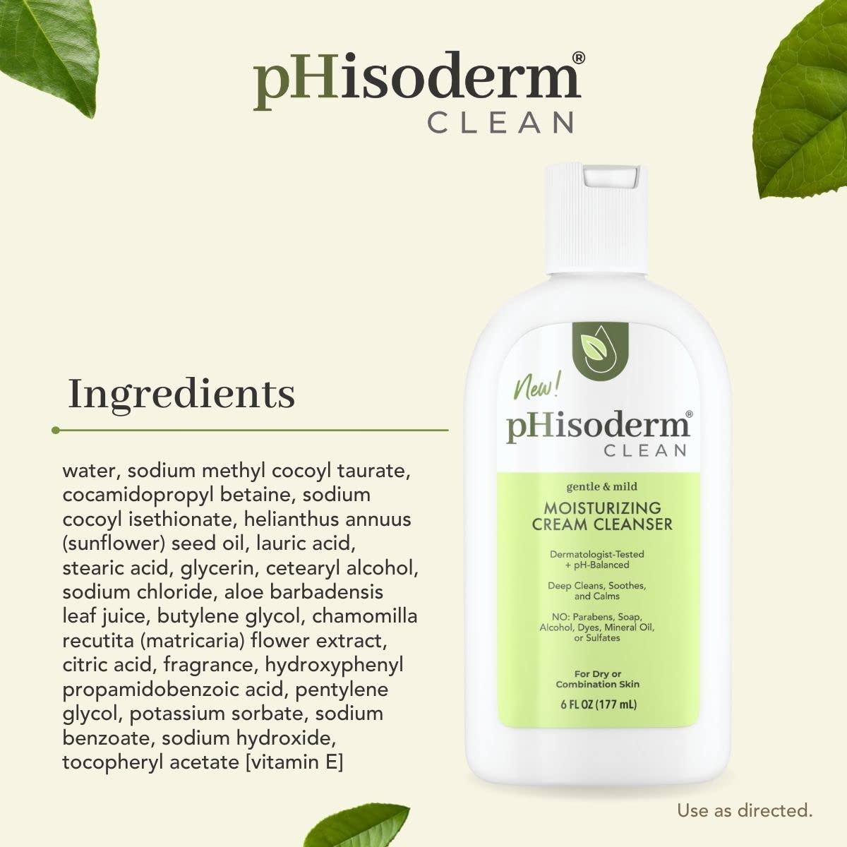 Phisoderm Phisoderm® Clean Moisturizing Cream Cleanser - 6 Fl Oz