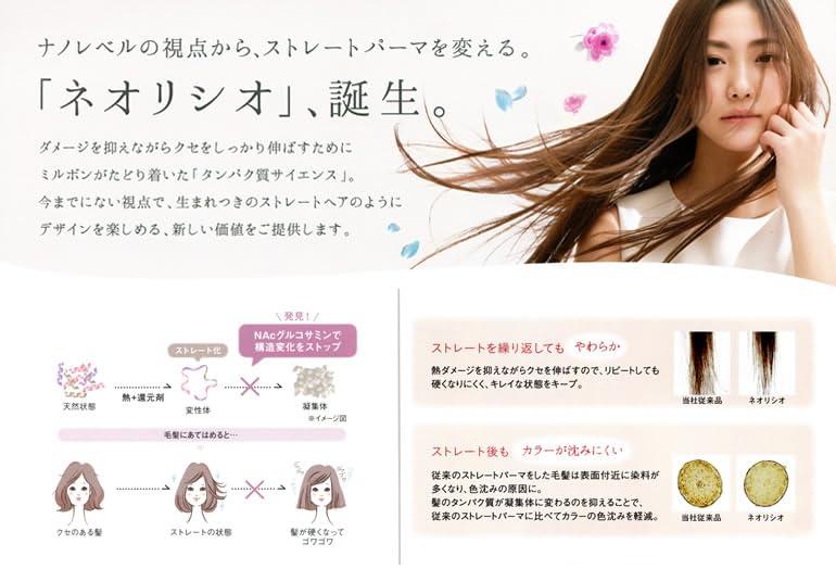 TSTADVANCE Japanese Hair Straightening Neo Liscio Hair Rebonding Straightening Permanent Set Of H1(400g) + 2(800g)