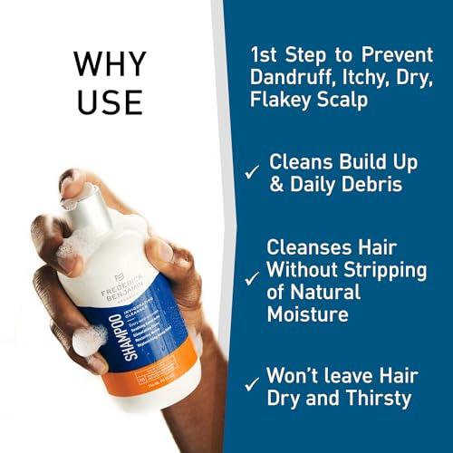 Frederick Benjamin Frederick Benjamin Shampoo, with Natural Oils, Cleanses & Hydrates Dry Scalp & Hair, 12oz