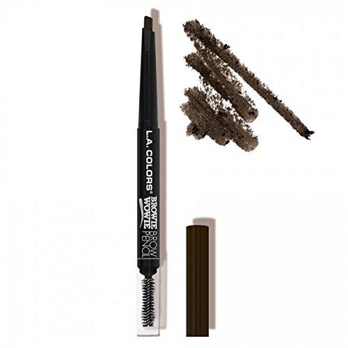 L.A. COLORS L.A. COLORS Browie Wowie Brow Pencil, Warm Brown CBP404 (Pack of 2)
