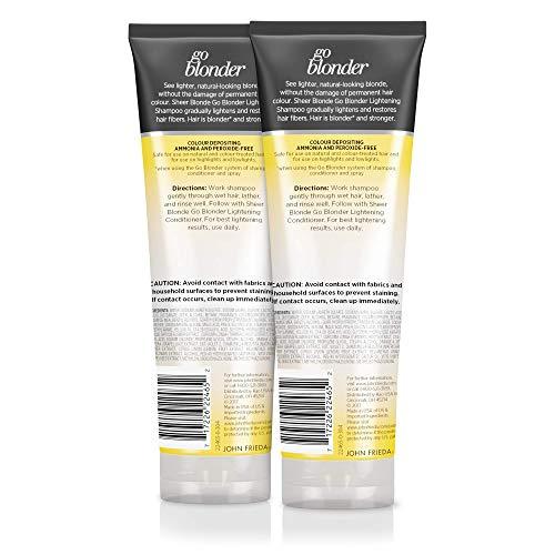 John Frieda John Frieda Sheer Blonde Go Blonder Lightening Shampoo, 8.45 Fluid Ounce (Pack of 2)