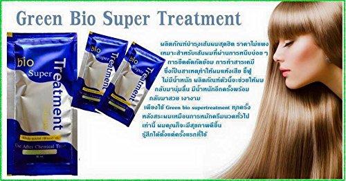 Green Bio Green Bio super treatment 1 box, 24 sachets.Helps adjust hair condition after stretching, dyeing