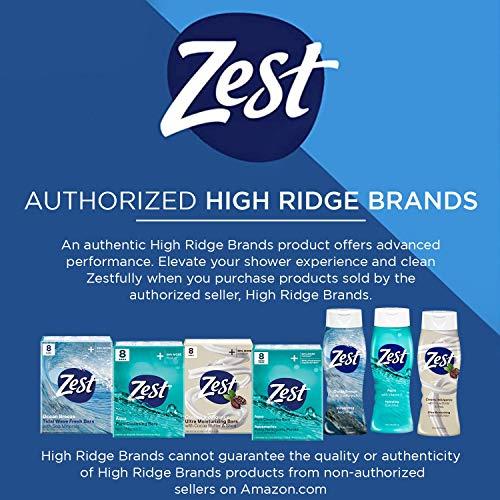 Zest Zest Bar Soap - Enriched with Vitamin E - Moisturizing Body Soap - Gentle Soap - Paraben-Free Soap Bar - Suitable for All Skin Types - Aqua - 16 Pc
