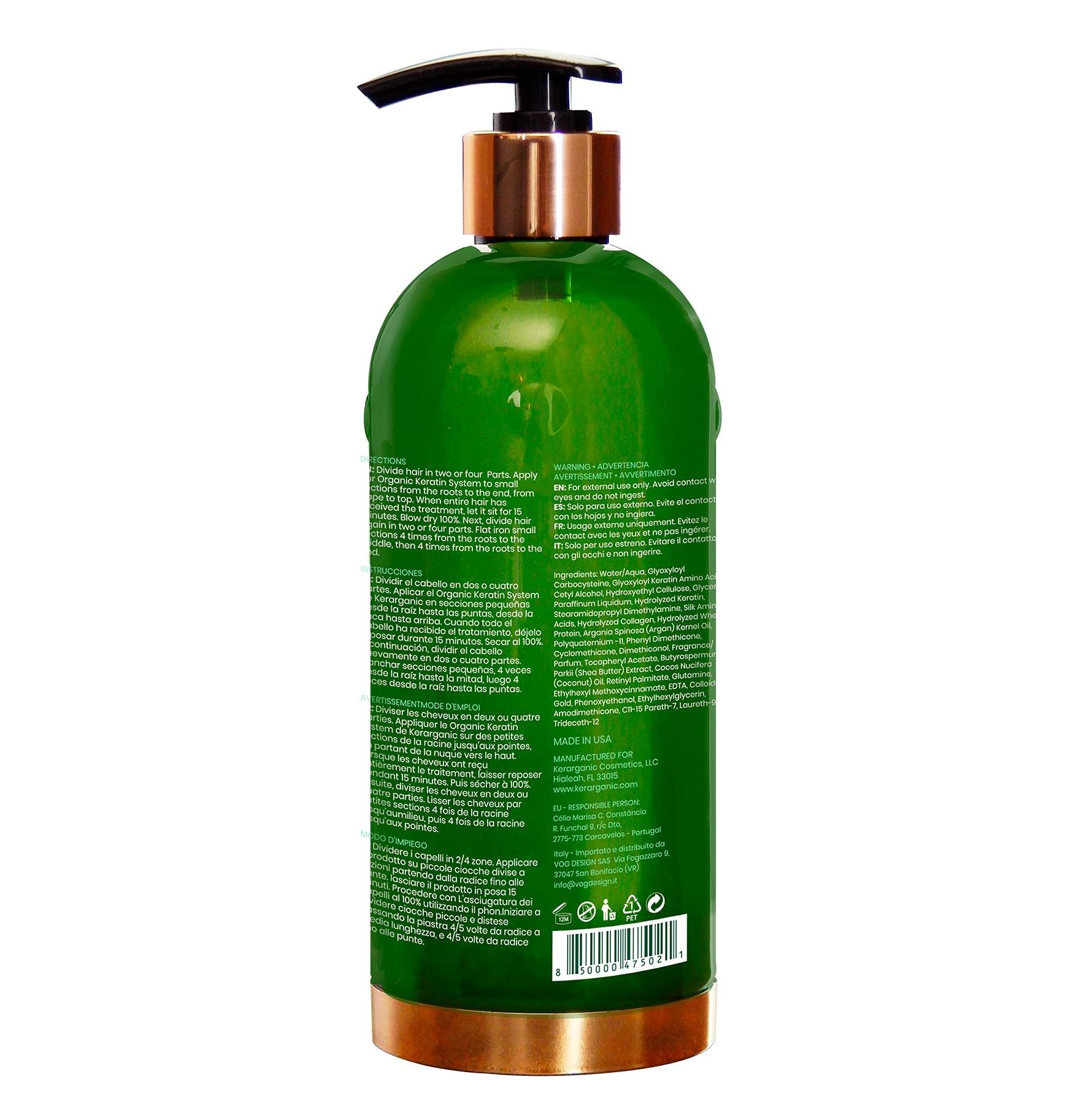 KERARGANIC KERARGANIC PREMIUM ORGANIC KERATIN SYSTEM ST2 16.9floz/500ml