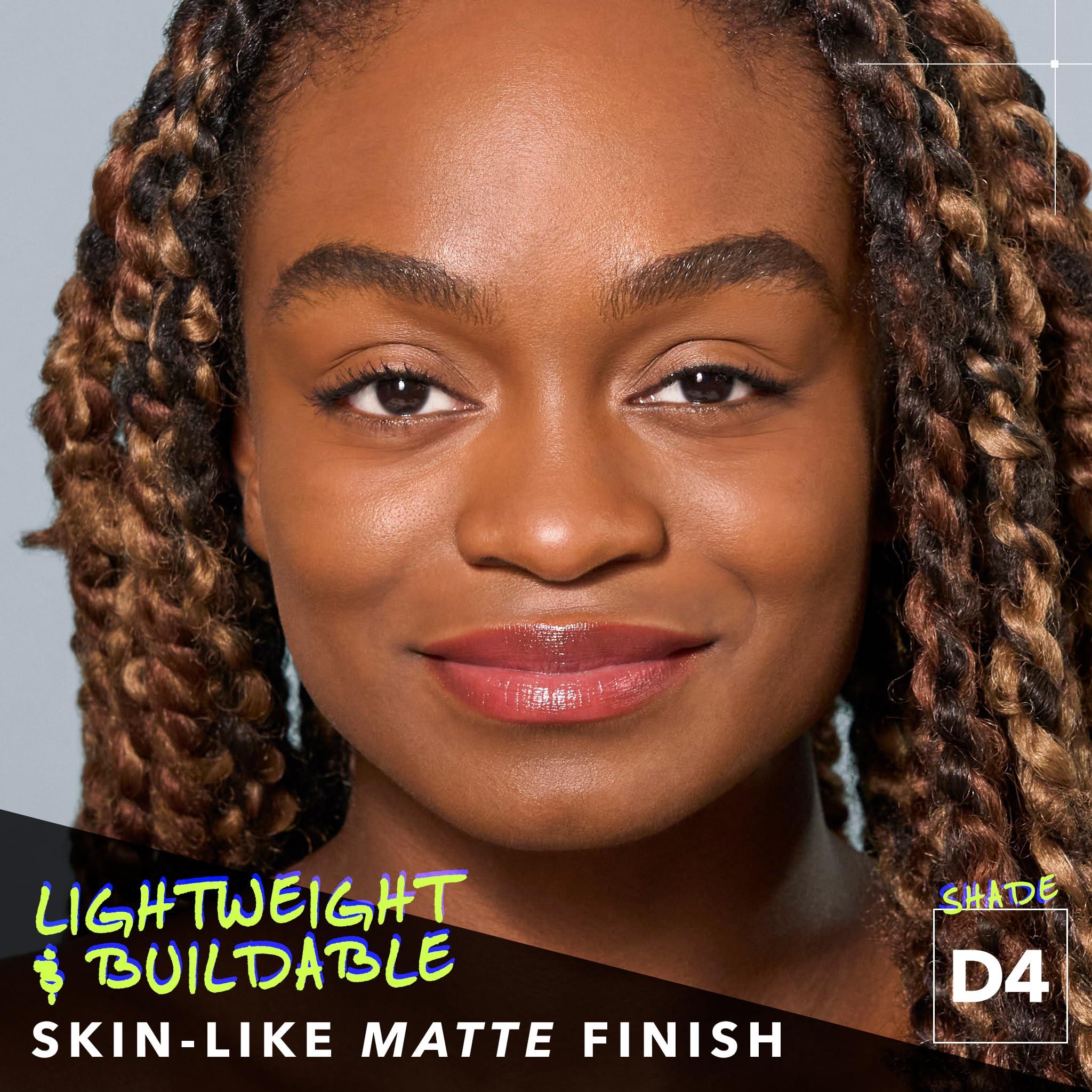 Cover FX COVER FX Power Play Foundation - Shade D4 - Buildable Full Coverage - Waterproof Sweat-Proof Transfer-Proof - Natural Matte Finish - All Skin Types