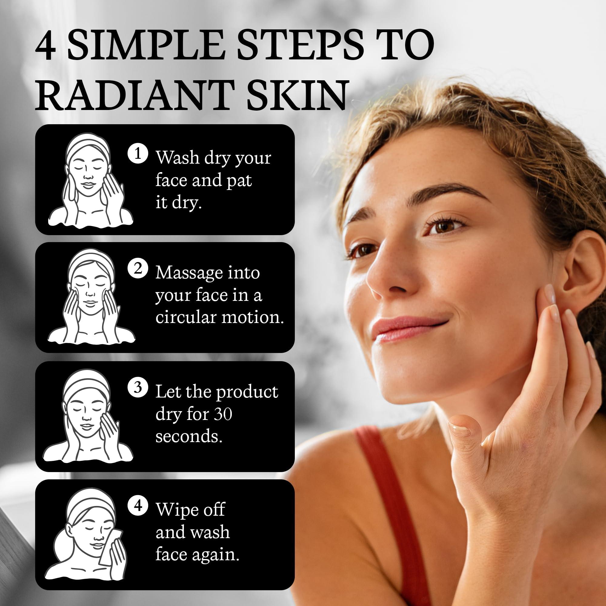 Vivo Per Lei Vivo Per Lei Facial Peeling Gel - Face Peel Containing Dead Sea Minerals and Nut Shell Powder - Exfoliating Gel And Blackhead Remover (Pack of 2) Includes 2 Travel Facial Peel tubes