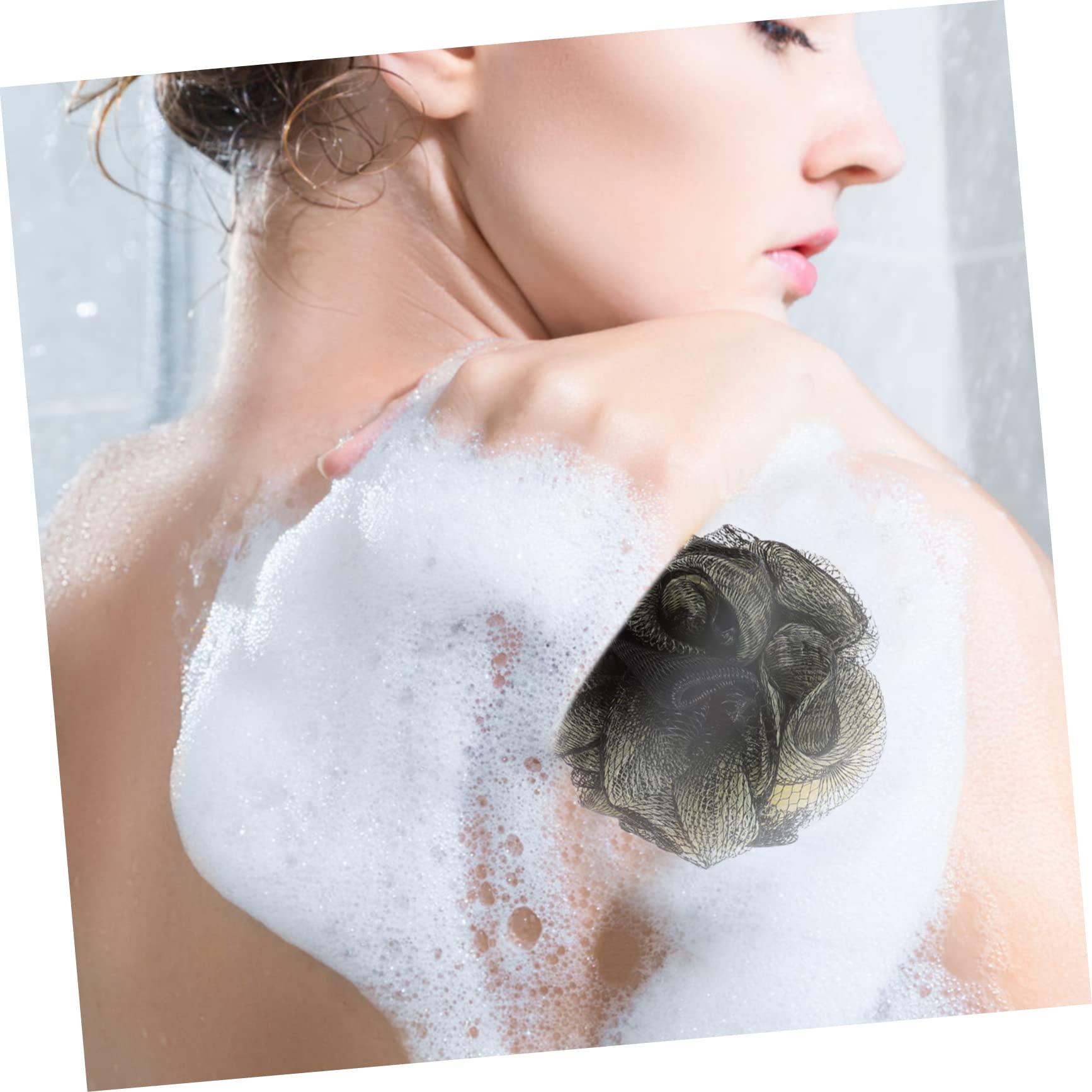 Healeved Healeved 4pcs Foaming Net Loofah Bath Sponges Shower Sponges Loofah Exfoliating Body Inflatable Bathtub Foaming Bathing Sponges Extra Bath Mat Bathroom Liquid Bath Bath Net Rugs or