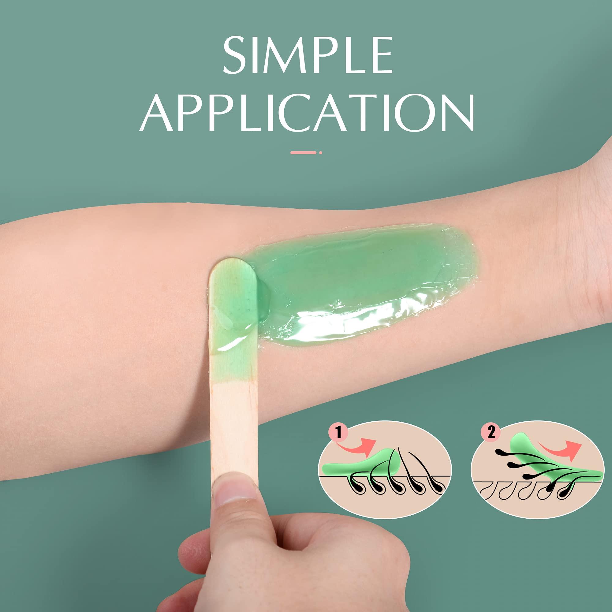 Vennco VENNCO 2.5lb Aloe Wax Beads - Hard Wax Beans for Coarse Hair Removal, Gentle Large Refill for Wax Warmer Kit, At-Home & Professional Smooth Waxing for Sensitive Skin Brazilian Bikini Face Eyebrow Leg