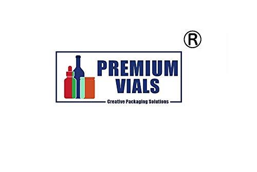 Premium Vials 16oz Empty Amber Glass Bottles with Poly Cone Caps, PLUS Labels (2 Pack) - Refillable Container for Essential Oils, Cleaning Products, or Aromatherapy