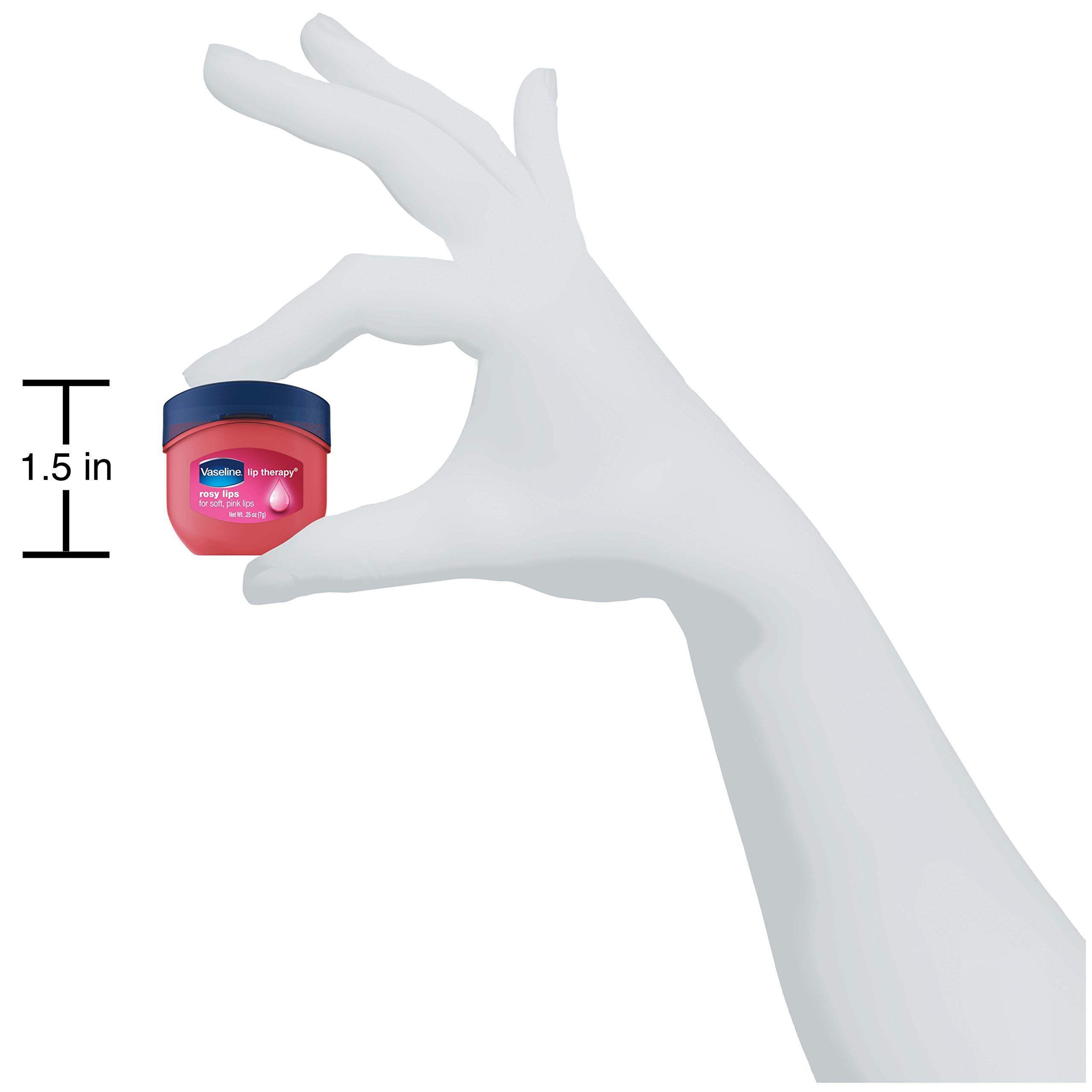 Vaseline Vaseline Lip Therapy Lip Balm Mini, Rosy, 0.25 oz
