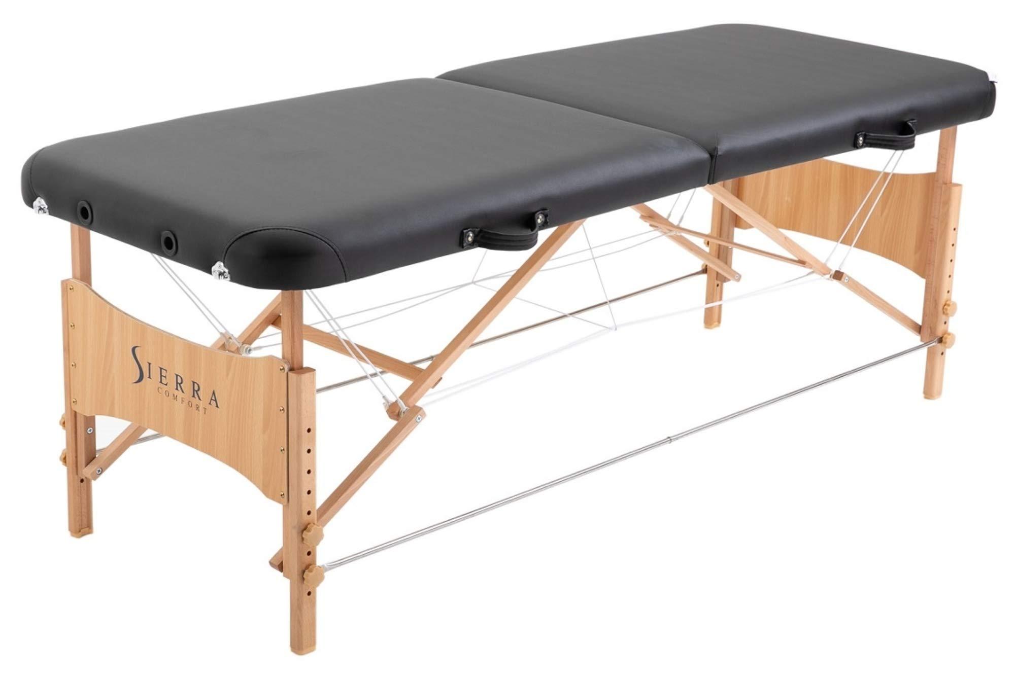 Sierra Comfort SierraComfort Basic Portable Massage Table, Black