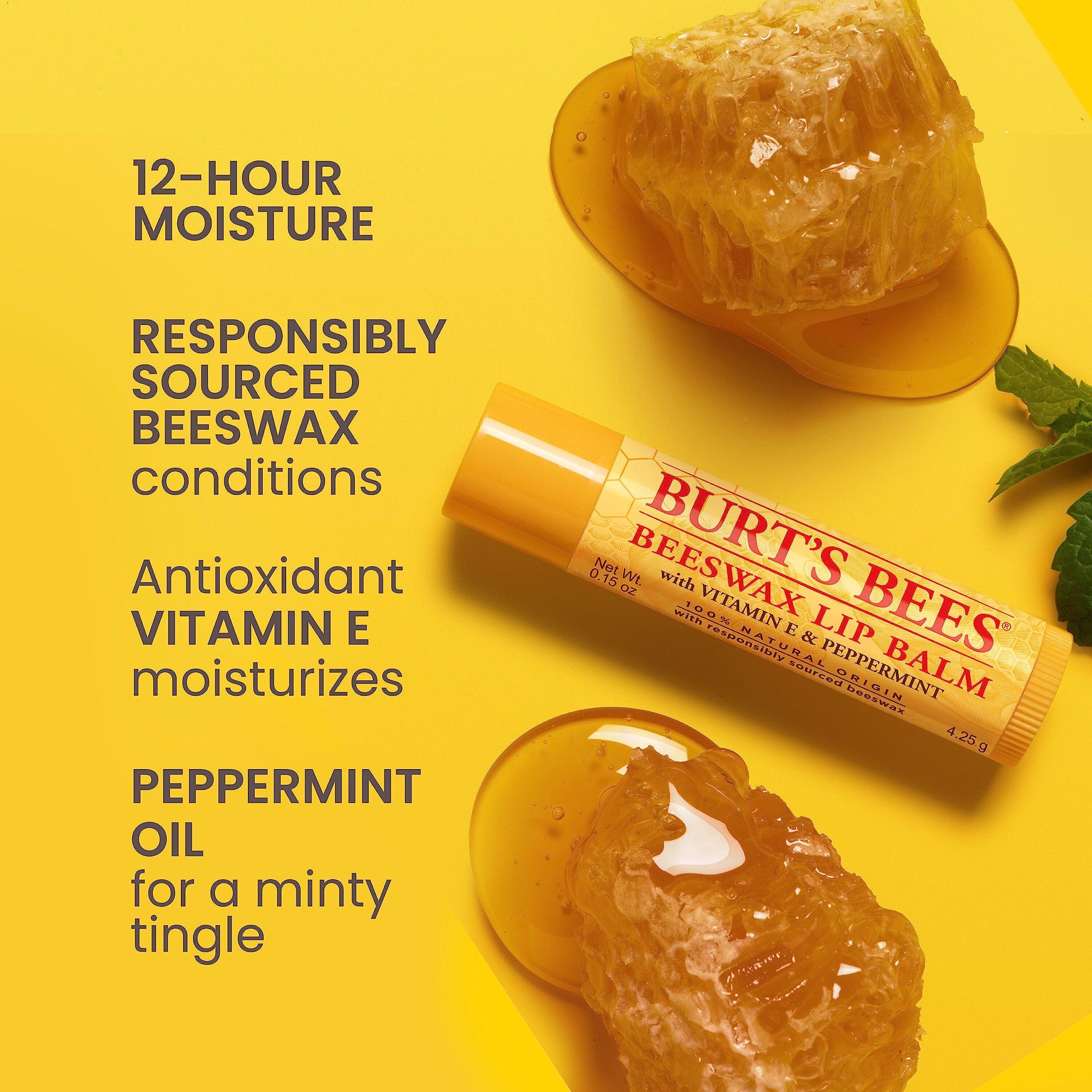 Burt\'s Bees Burt\'s Bees Overnight Intensive Lip Treatment, 0.25 oz - Moisturizing, Restorative & Lip Balm Stocking Stuffers, Moisturizing Lip Care Christmas Gifts
