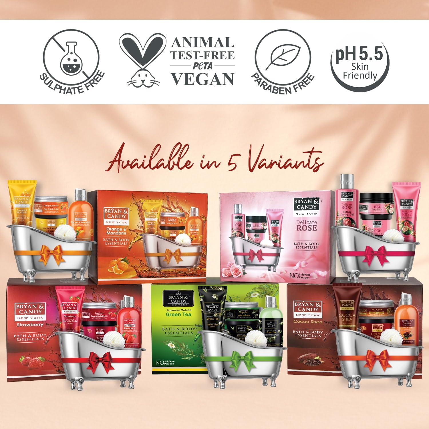 Bryan & Candy Bath Sets for Women Gift - Cocoa Shea Bath Gift Set For Women, Spa Gift Baskets for Women Gift, Spa Set for Women Gift, Spa Baskets for Women Gift, Gift Boxes for Women, Spa Gift Sets for Women