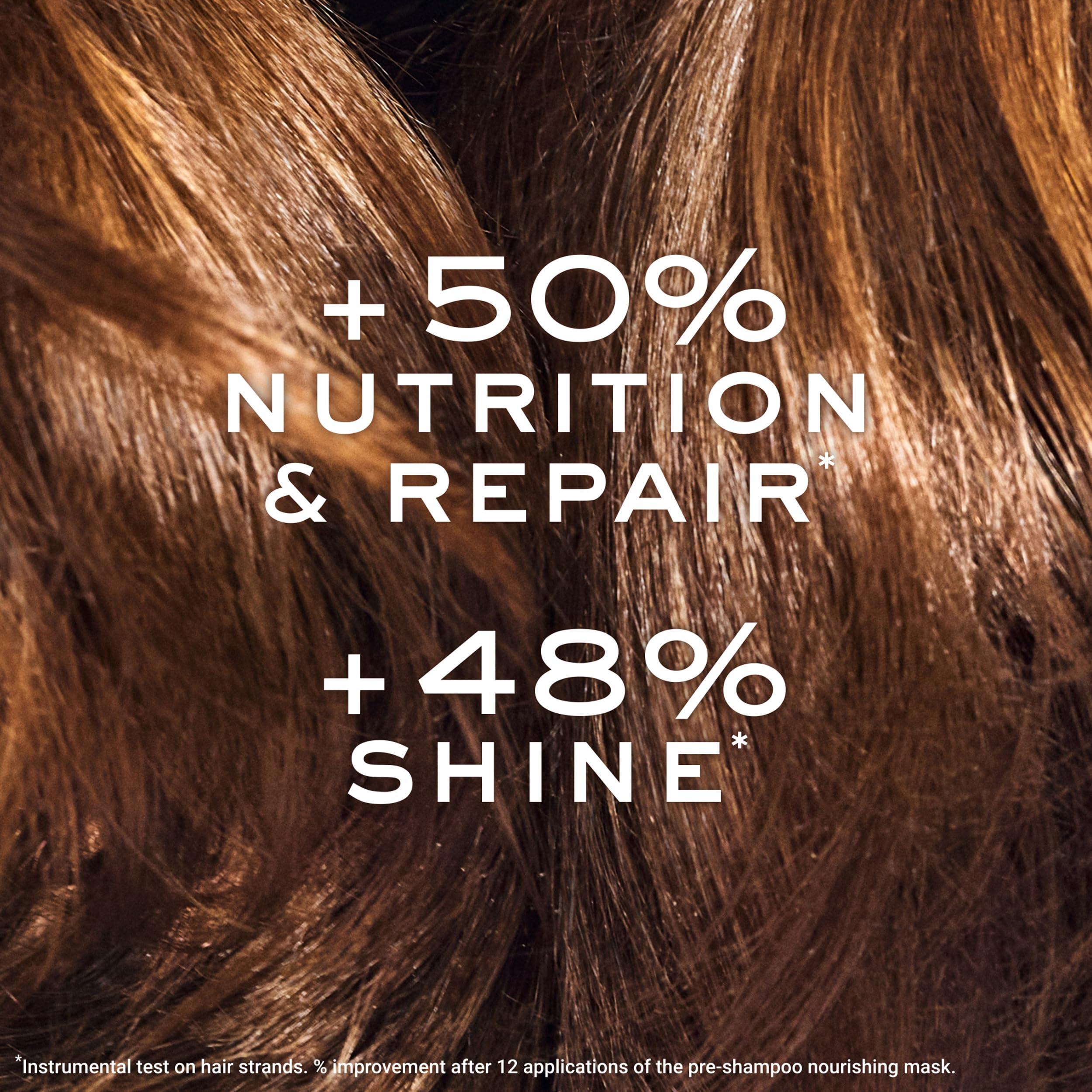 NUXE NUXE Hair Prodigieux Pre-Shampoo Nourishing Mask. Intense Repair & Shine Treatment with Jojoba and Argan Oil, Silicon Free, 4.2 Fl Oz