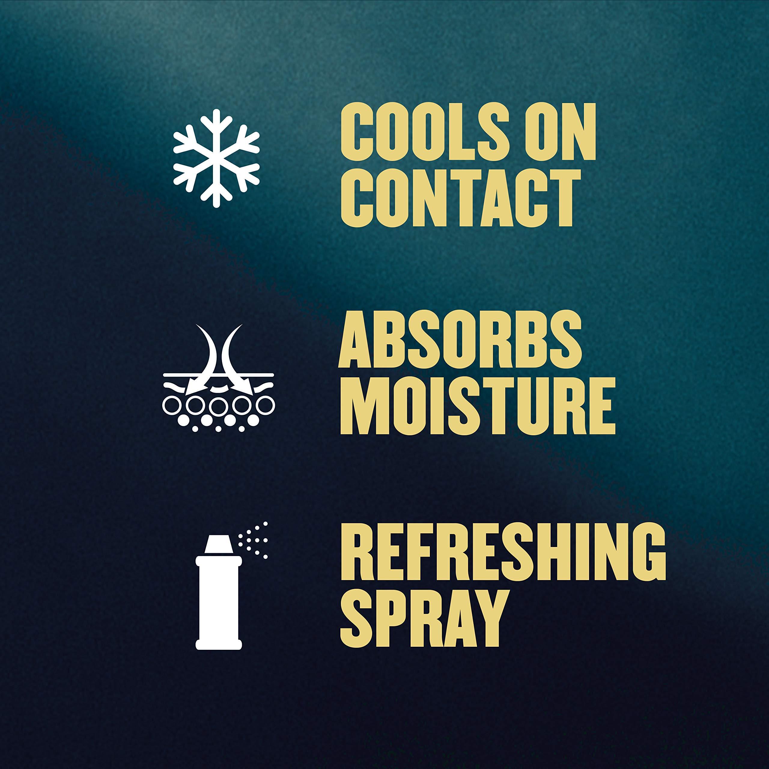 Gold Bond Gold Bond No Mess Spray Powder, Fresh Scent with Aloe, 7 Ounce, Pack of 2