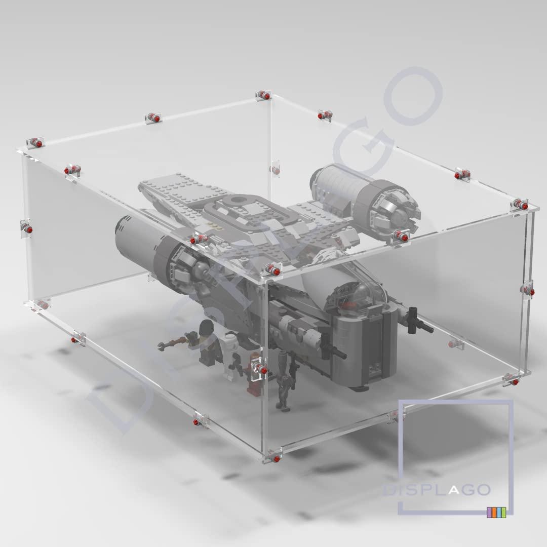 DISPLAGO DISPLaGO Display Case for Lego #75292 Razor Crest - The Mandalorian Bounty Hunter Transport