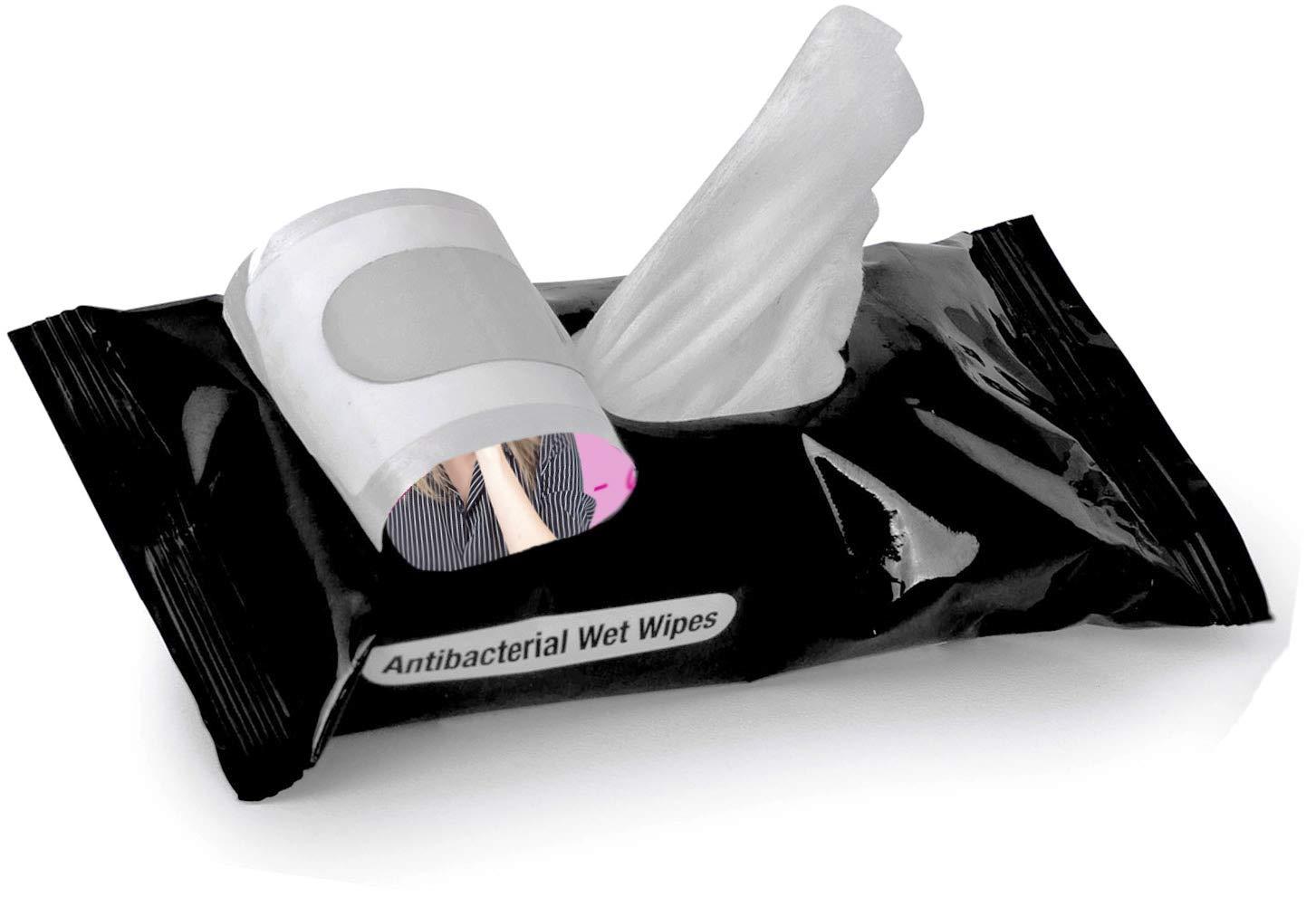 Gears Out Girls Poop Wet Wipes - Weird Moist Wipes for Teens and Adults - Travel Size, Disposable, Hand Use Only