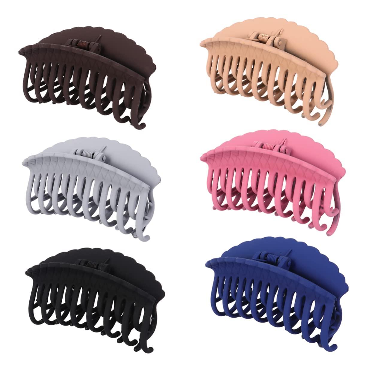 balacoo Balacoo 18 Pcs Matt Double-tooth Gripper Hair Grip for Styling Hair Clip French Barrette French Hair Pin Hairpin Matte Hair Claw Clips Jaw Clip French Hair Claw Hair Accessories Grasp