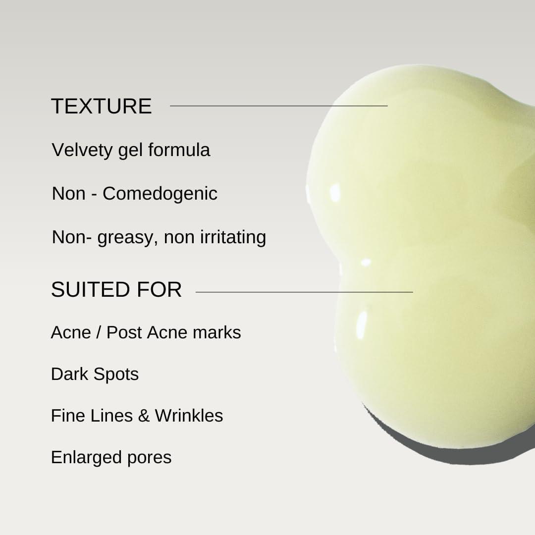 Oxygen Magnesium Private Limited The Formular\'x 0.1% Retinol + 0.5% Granactive Retinol Gentle Complex Serum With Niacinamide & Bakuchiol | For Acne, Acne Marks, Dark Spots, Wrinkles, & Pores Brightening Face Serum 30G