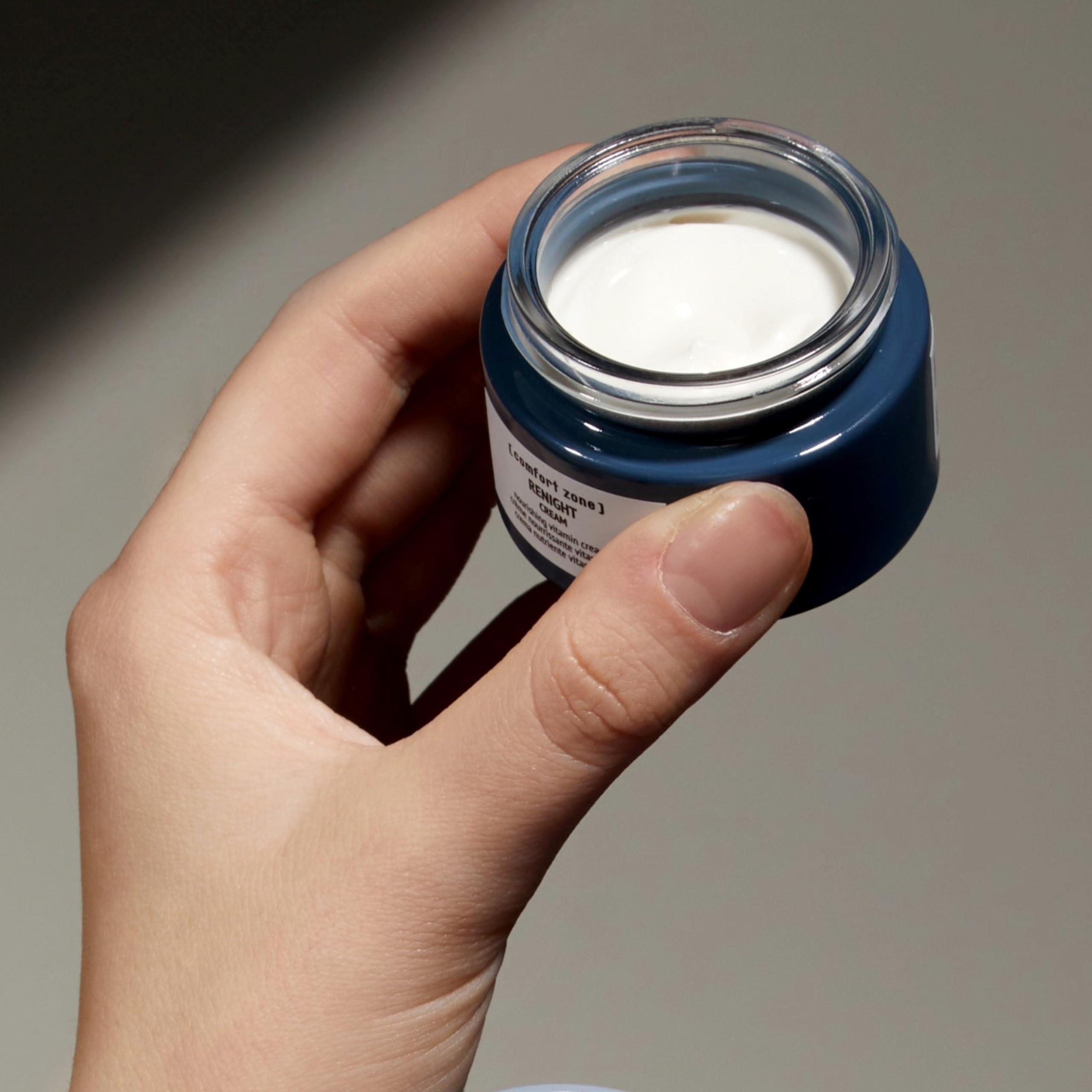 Comfort Zone [comfort zone] Renight Nourishing Vitamin Cream, Night Treatment To Nourish And Hydrate, Ideal For All Skin Types, 1.01 oz.